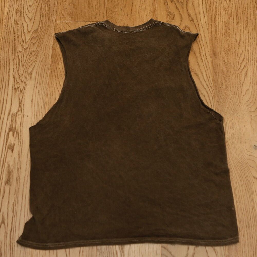 Ozzy Osbourne Blizzard of Ozz Cutoff Tee Distressed Black Graphic Tank M Repro - Picture 4 of 4